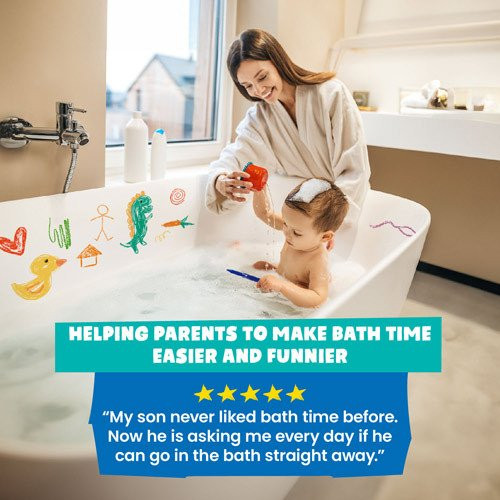 BATH CRAYONS. Educational toys for children