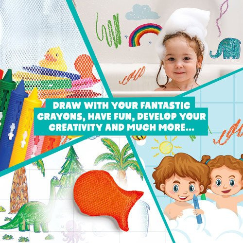 BATH CRAYONS. Educational toys for children