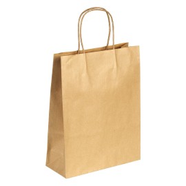 LOLA MIDI, paper bag, beige