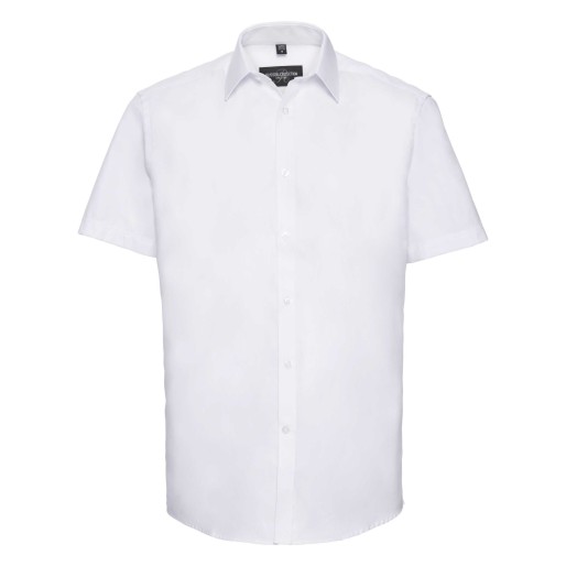 RUSSELL men's short sleeve shirt HERRINGBONE