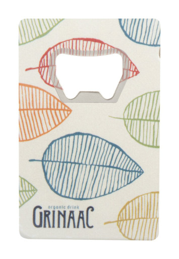 Swipe bottle opener