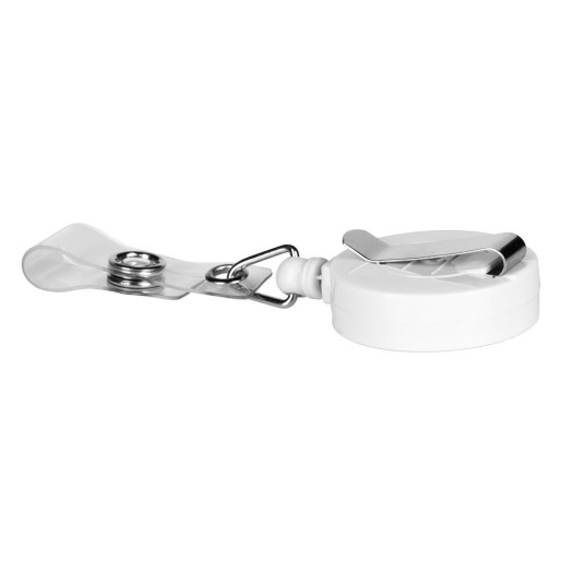 NOMIO, badge holder, white