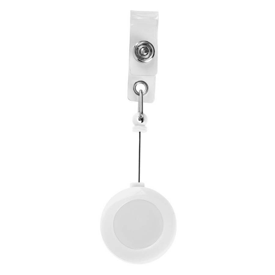 NOMIO, badge holder, white