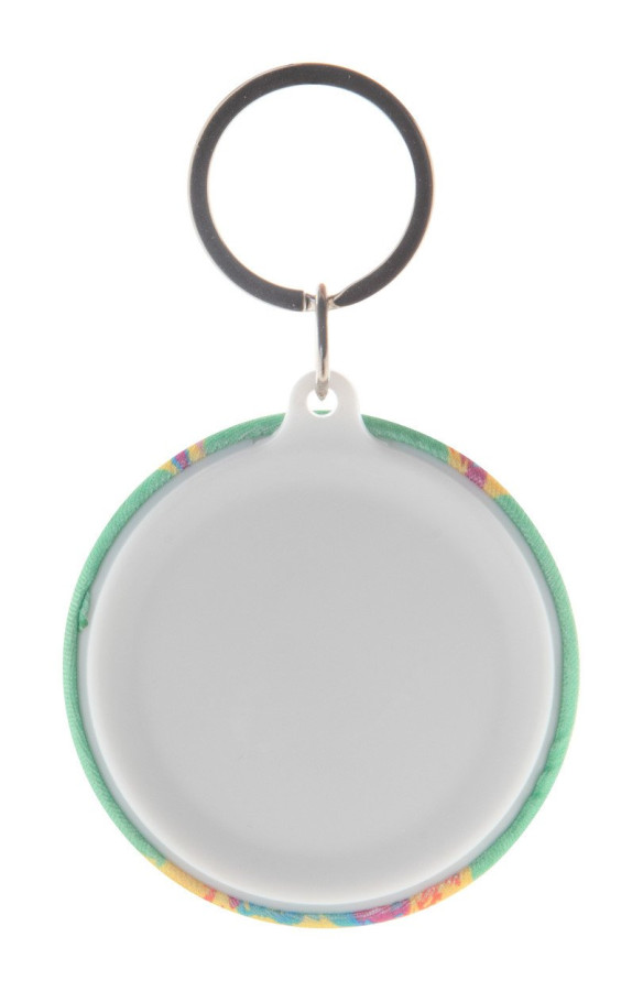 KeyBadge RPET Maxi pin button keyring