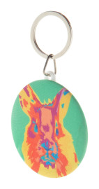 KeyBadge RPET Maxi pin button keyring