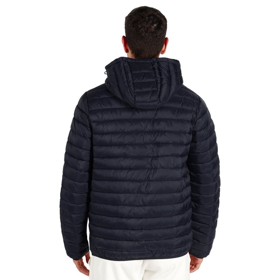 LIBERTY JACKET MEN, light padded jacket with hood, blue