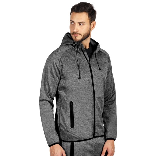 COOPER, unisex hooded sweatshirt ash