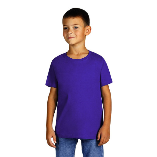 MASTER KID, kid's t-shirt, 100% cotton, purple