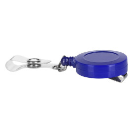 NOMIO, badge holder, royal blue