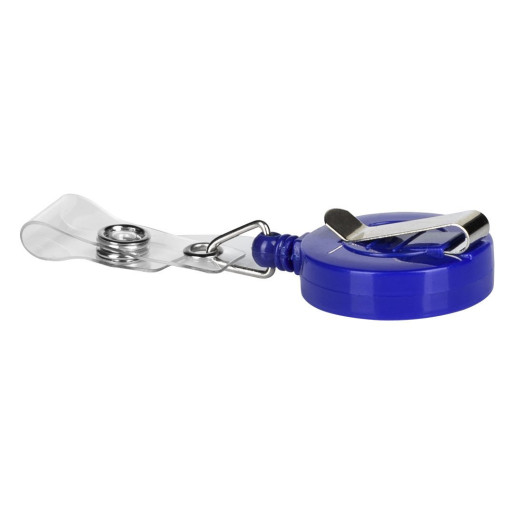 NOMIO, badge holder, royal blue