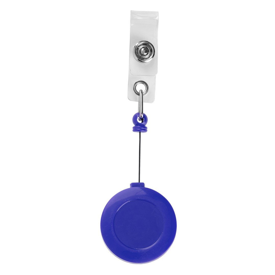 NOMIO, badge holder, royal blue