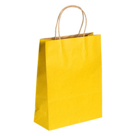 LOLA MIDI, paper bag, yellow
