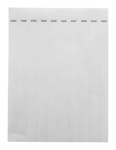 Wristvek tyvek wristbands (10 pcs)