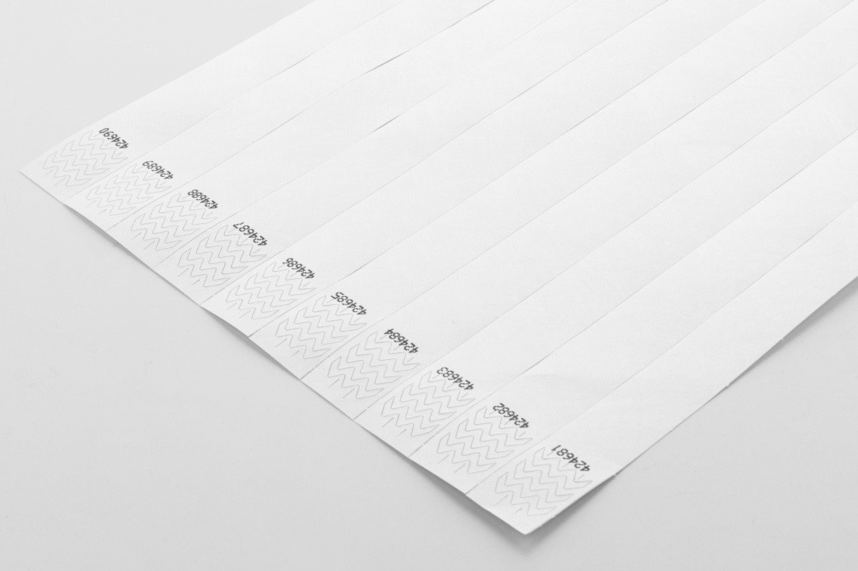 Wristvek tyvek wristbands (10 pcs)