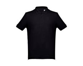 THC ADAM, muška polo majica, crna