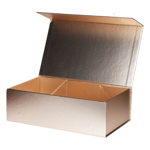 HELEN, self-folding gift box with magnet, gold rose