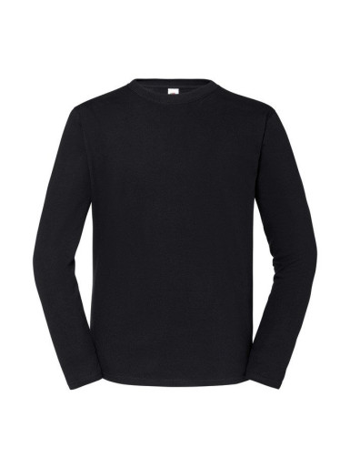 Fruit of the loom, ICONIC 195 RINGSPUN PREMIUM LONG SLEEVE T dukseica, crna XS