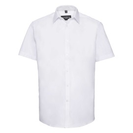 RUSSELL men's short sleeve shirt HERRINGBONE