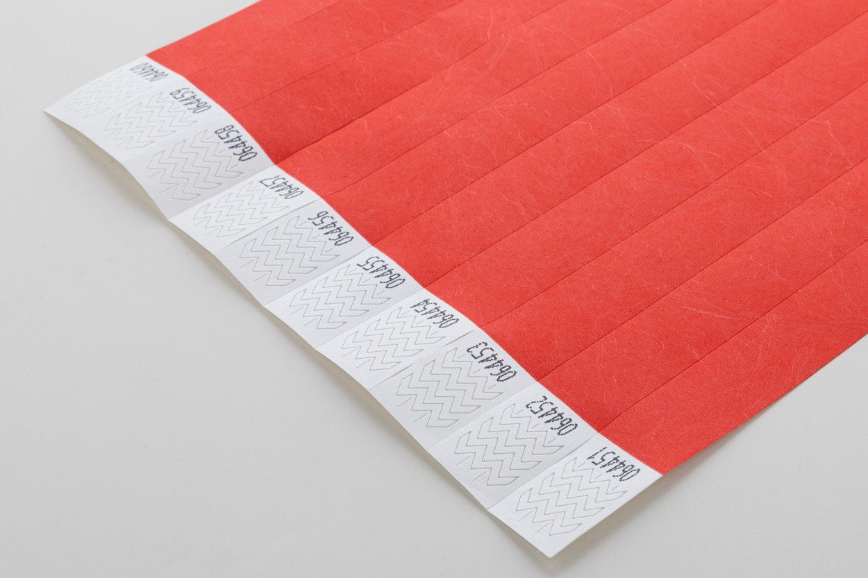 Wristvek tyvek wristbands (10 pcs)