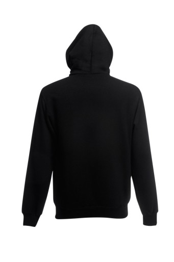 Fruit of the Loom, Premium Hooded Sweat, Men's Hooded Hoodie, Black, L