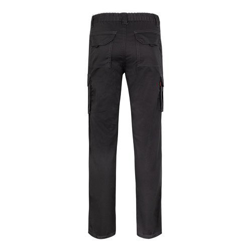 VL LUGH. Multi-pocket stretch trousers (240g/m²) in cotton (46%), EME (38%) and polyester (16%)