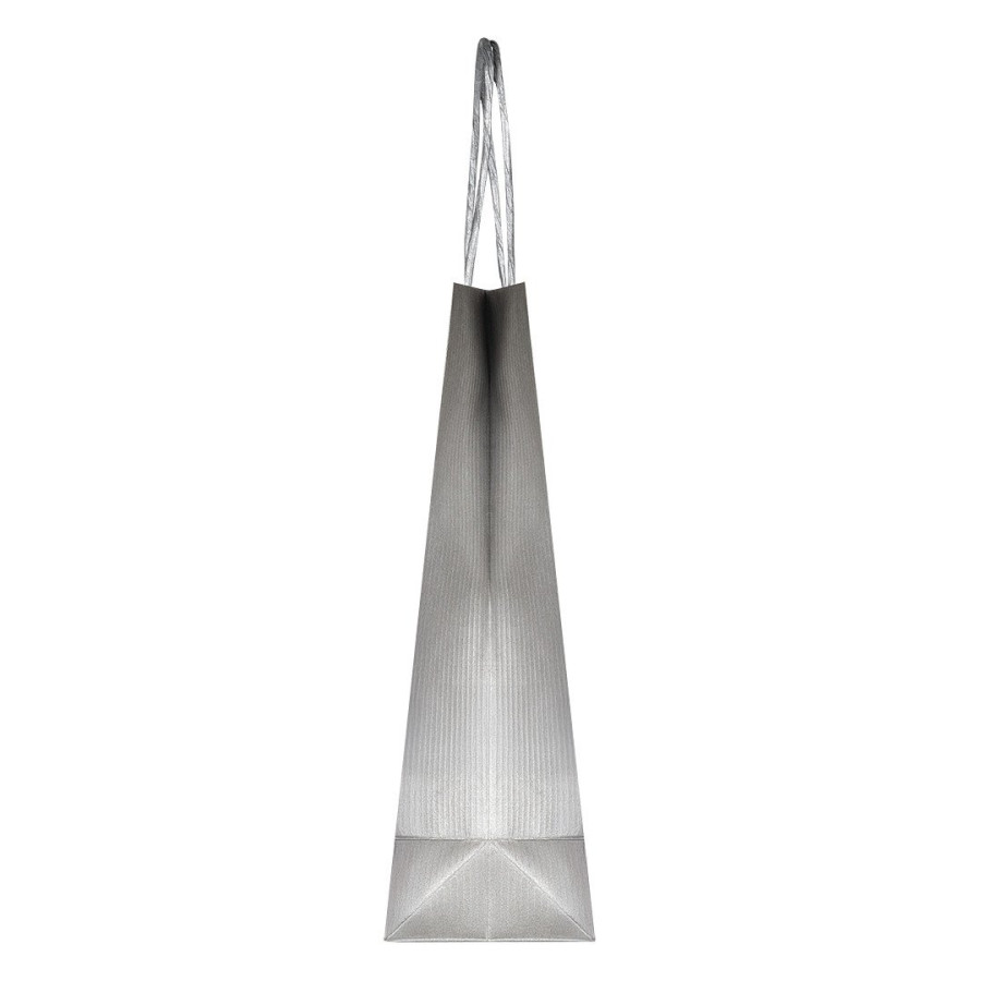 LOLA MINI, papirna kesa, srebrna