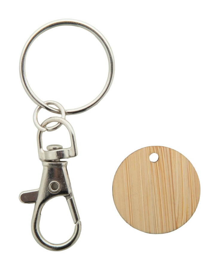 Boomarket trolley coin keyring