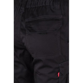 VL LUGH. Multi-pocket stretch trousers (240g/m²) in cotton (46%), EME (38%) and polyester (16%)