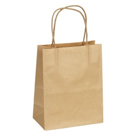 LOLA MINI, paper bag, beige