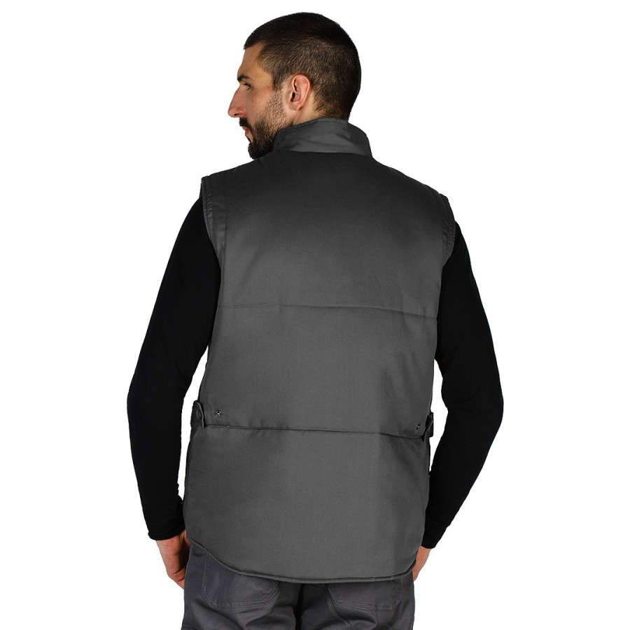 CRAFT VEST, workwear bodywarmer dark gray