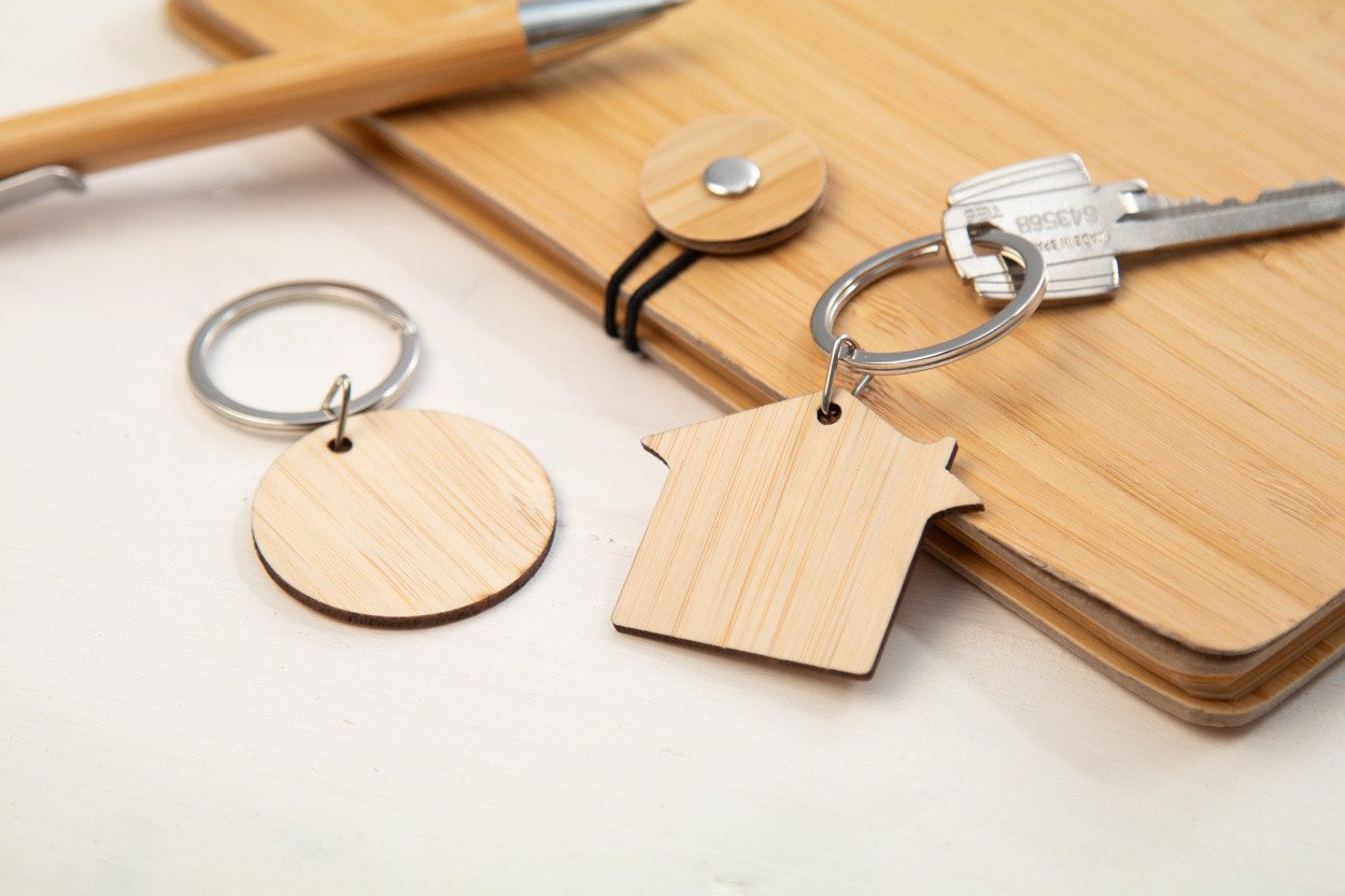 Bookey keyring, round