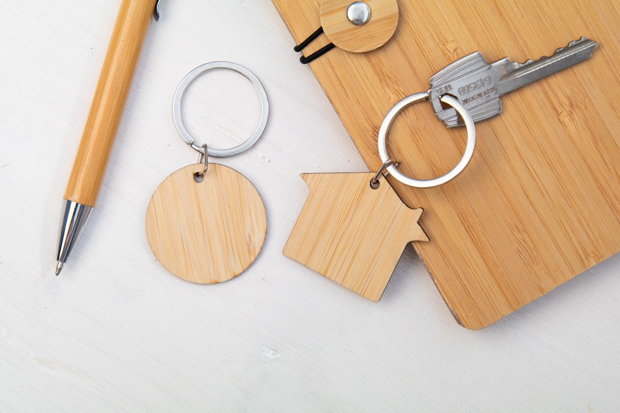 Bookey keyring, round