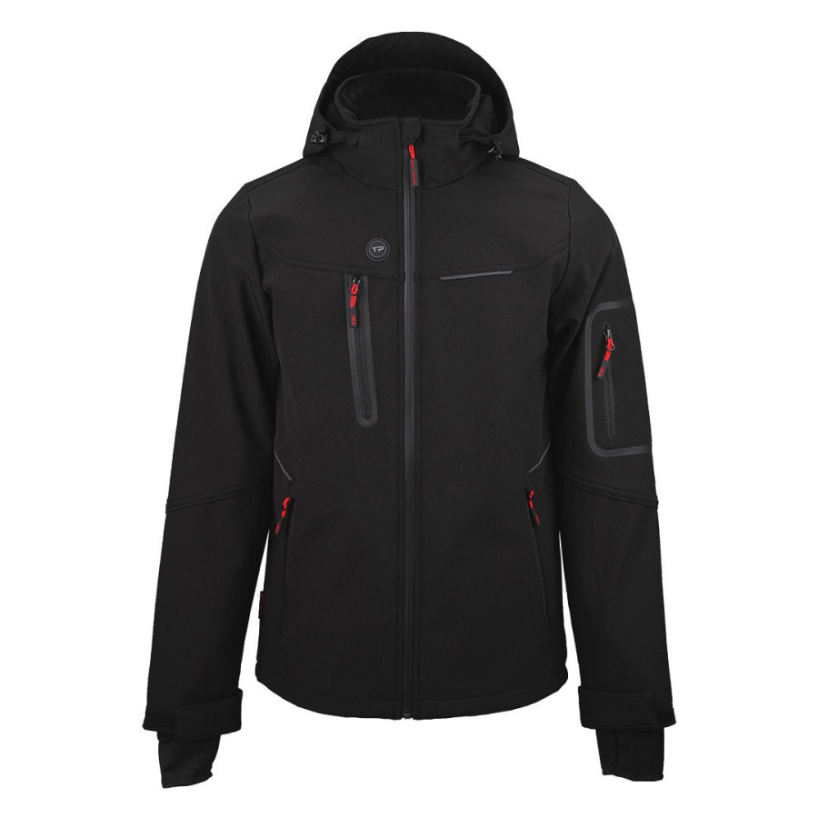 PANTHER THERMO MEN, softshell jakna sa ugrađenim grejačima, crna