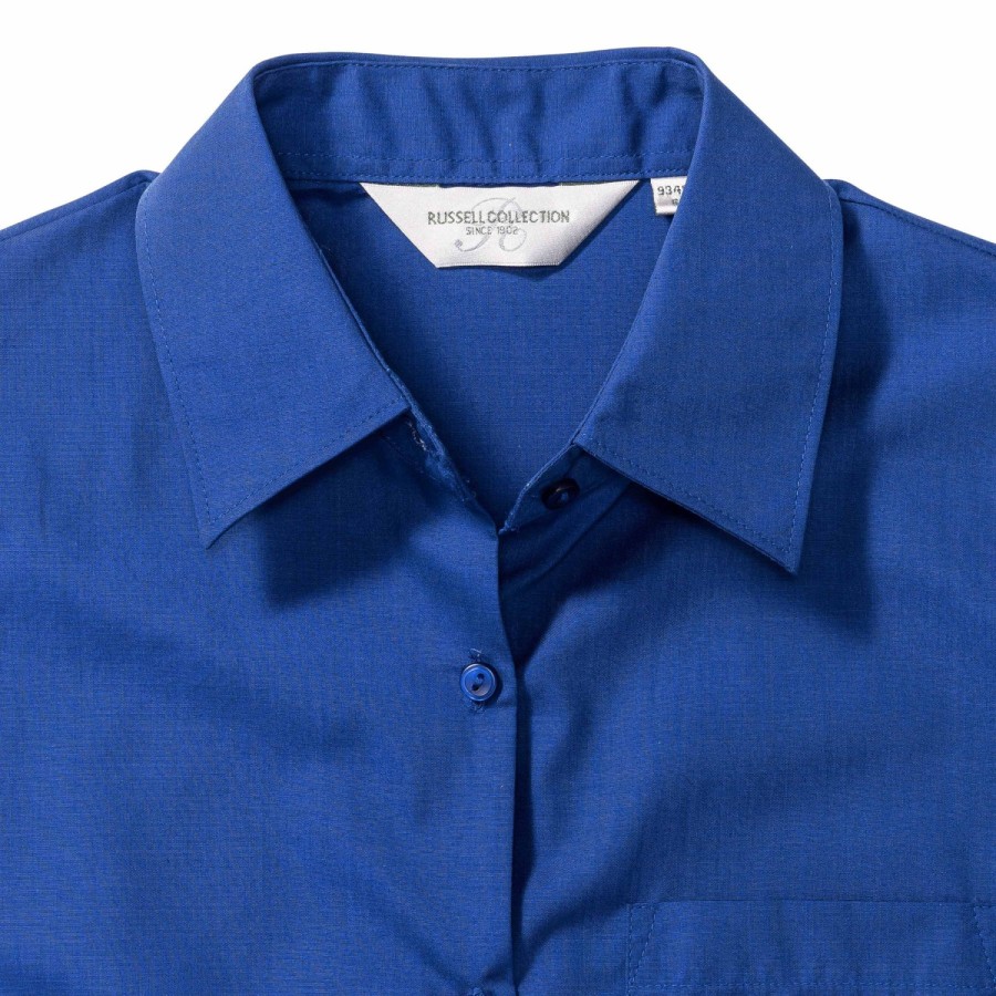 RUSSELL ženka košulja strukirana sa dugim rukavima POLYCOTTON EASY CARE POPLIN