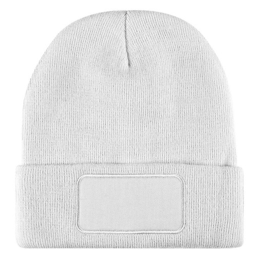 ANDI, zimska kapa sa istaknutim delom za brendiranje, bela