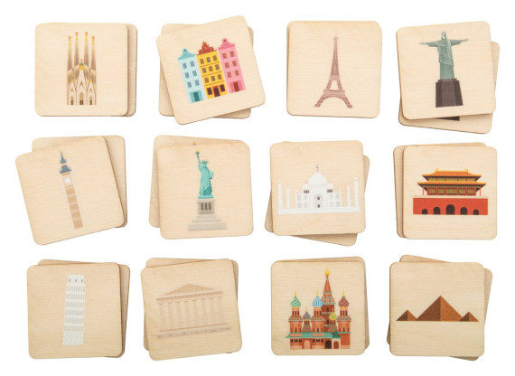 Immermor memory game, landmarks