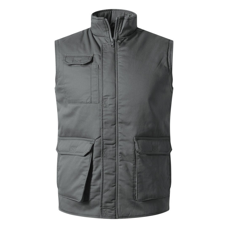 CRAFT VEST, workwear bodywarmer dark gray