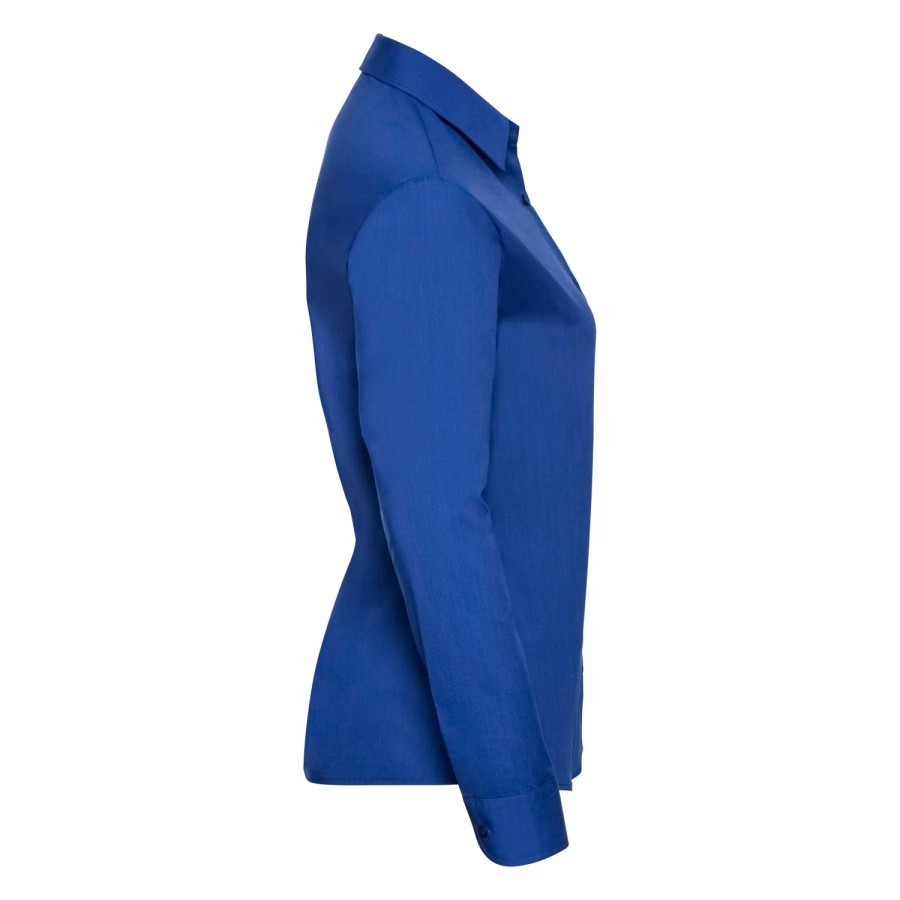 RUSSELL ženka košulja strukirana sa dugim rukavima POLYCOTTON EASY CARE POPLIN