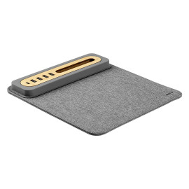 UNI PAD, mouse pad, usb hub, gray
