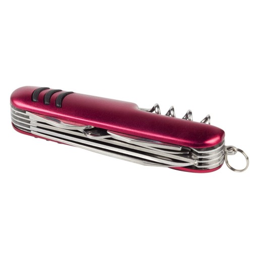 EXPERT, multifunctional knife, 11 functions, red