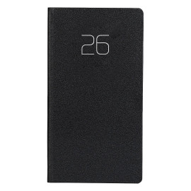 LUXEMBOURG, pocket size notebook, black
