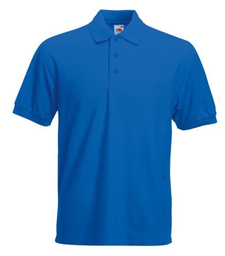 Fruit of the Loom, 65/35 Heavy Polo, men's polo shirt, royal blue, L
