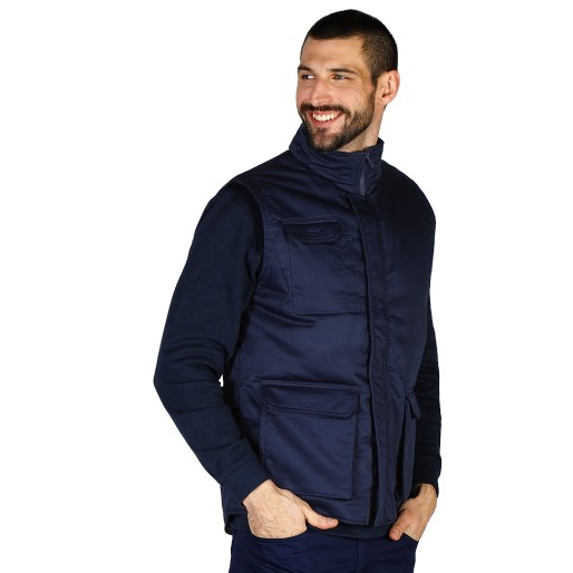 CRAFT VEST, workwear bodywarmer blue