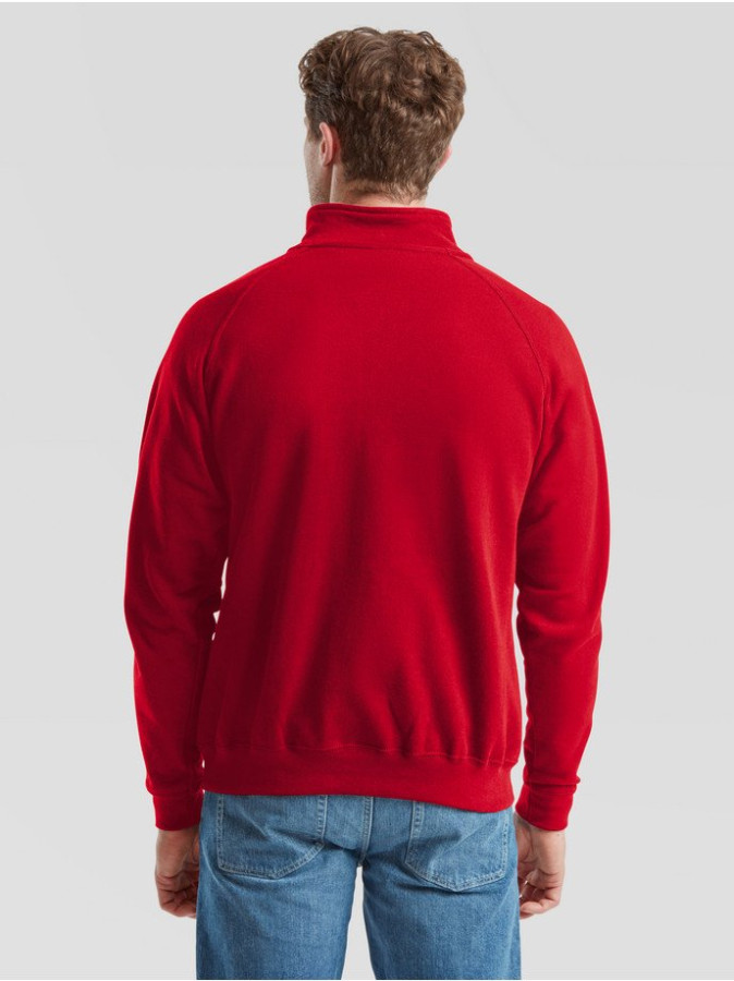 Fruit of the loom, ICONIC 195 RINGSPUN PREMIUM LONG SLEEVE T dukseica, crvena S