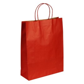 LOLA MAXI, paper bag, red