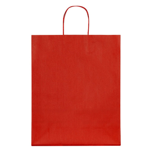 LOLA MAXI, paper bag, red