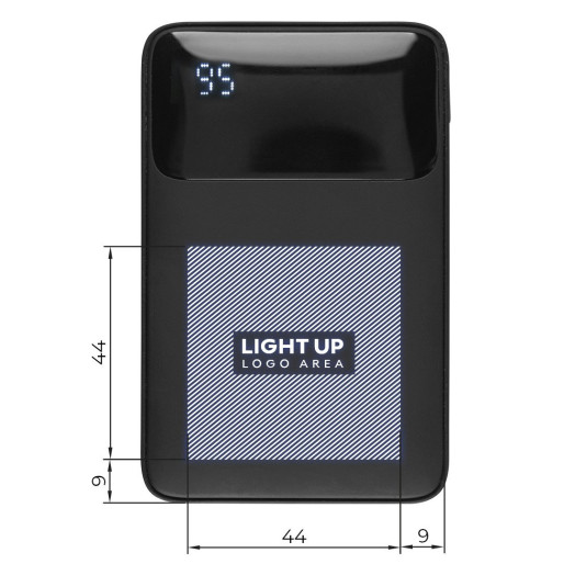 INTERVAL 5, pomoćna baterija, 5.000 mah, crna