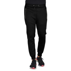 COOPER TRACK, mčlange men’s jogging pants, black