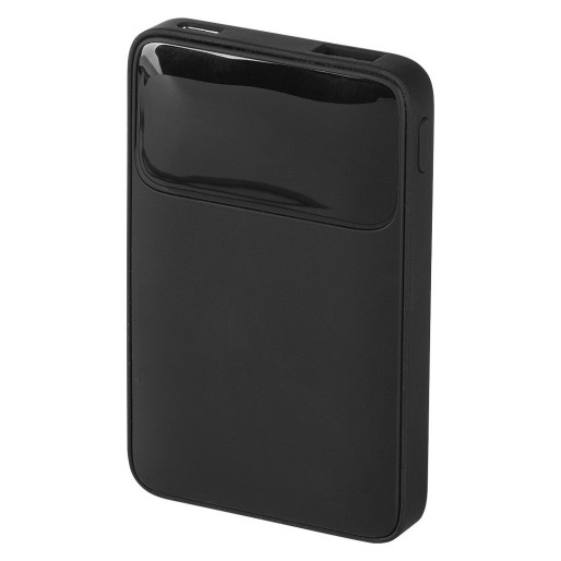 FARAD PD, power bank with magnet, 5.000 mah, wireless charger, 15w, black