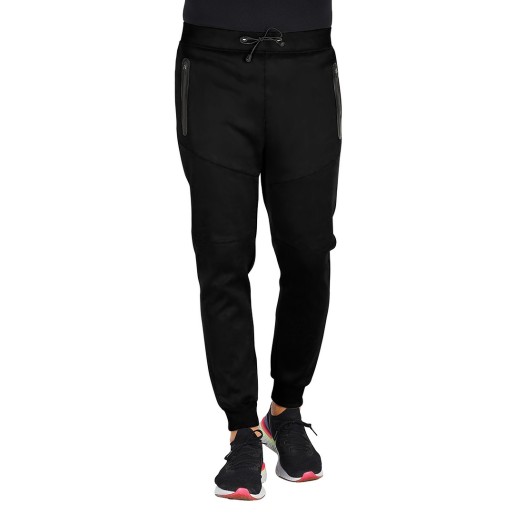 COOPER TRACK, mčlange men’s jogging pants, black